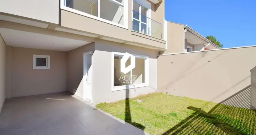 Sobrado novo no tingui, 146 m2 , 3 quartos sendo 1 suíte. terraço amplo c/ churr