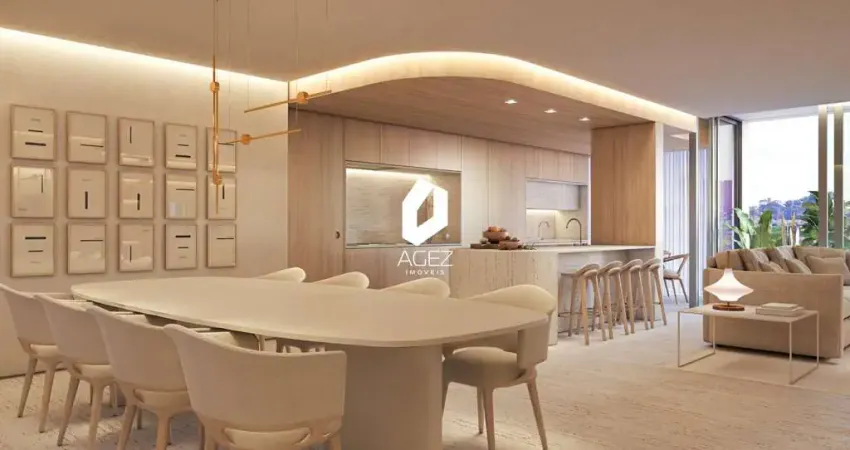 Reserva barigui, apartamentos com 4 quartos de alto padrão. 184 m2