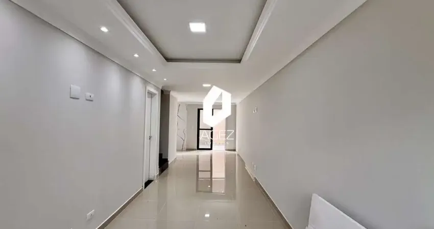 Sobrado novo com terraço amplo, 03 quartos 01 suíte e 02 vagas!
