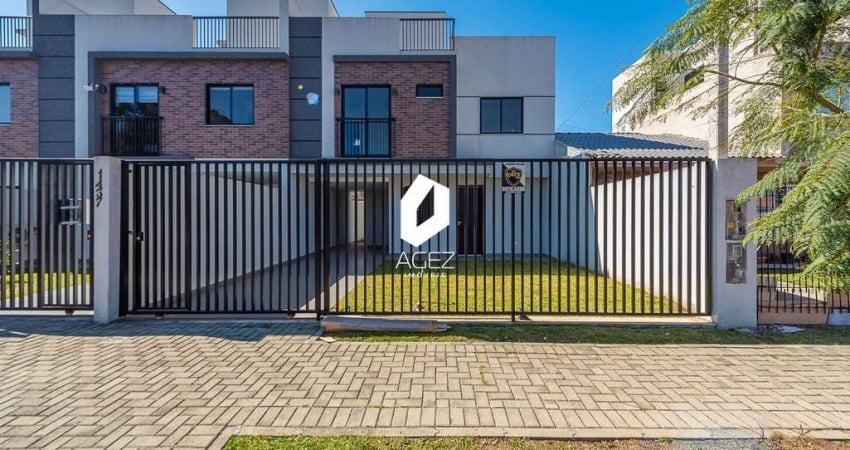 Sobrado novo com quintal, 03 quartos 01 suíte e terraço!