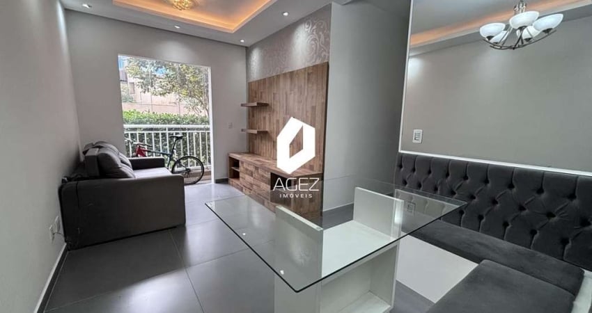 Apartamento em condomínio clube, 2 quartos sendo 1 suíte.