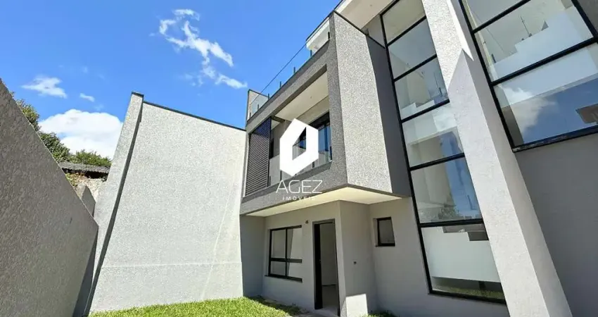 Sobrados em condomínio,182m² 03 quartos, suíte, terraço - portão - curitiba/pr