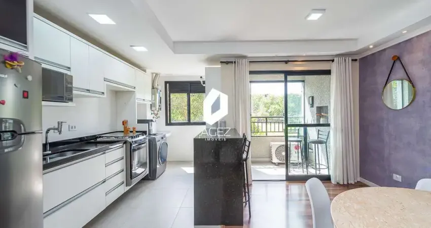 Apartamento a venda no Centro de Pinhais, 3 quartos, sendo 1 suíte e 1 vaga.
