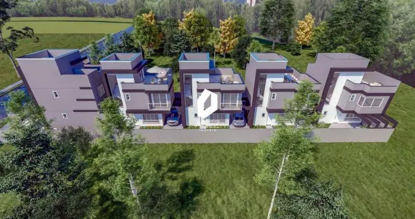 Sobrado novo a venda com 03 quartos 02 vagas e terraço - Curitiba-PR - Portão!