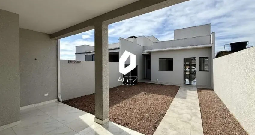 Casa nova a venda no bairro Nações na Fazenda Rio Grande, casa com 3 quartos.