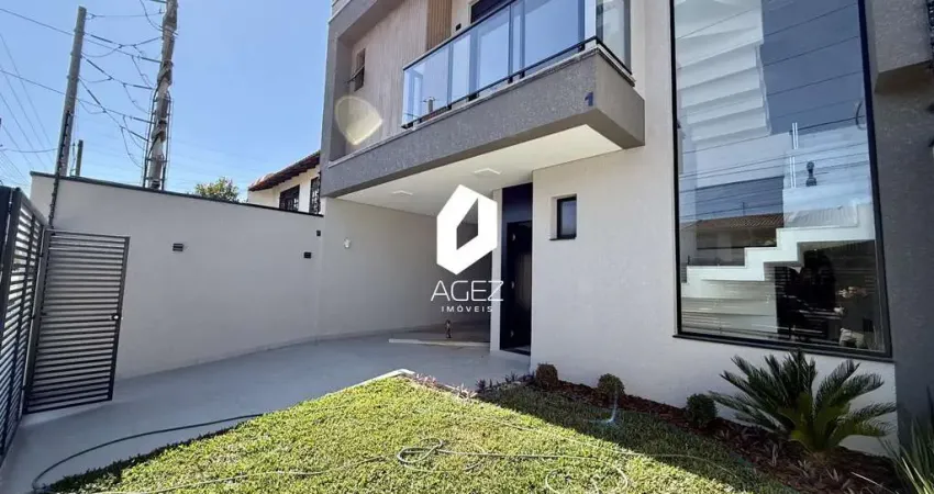 Sobrado novo no jardim das américas, 3 suítes, terraço amplo.