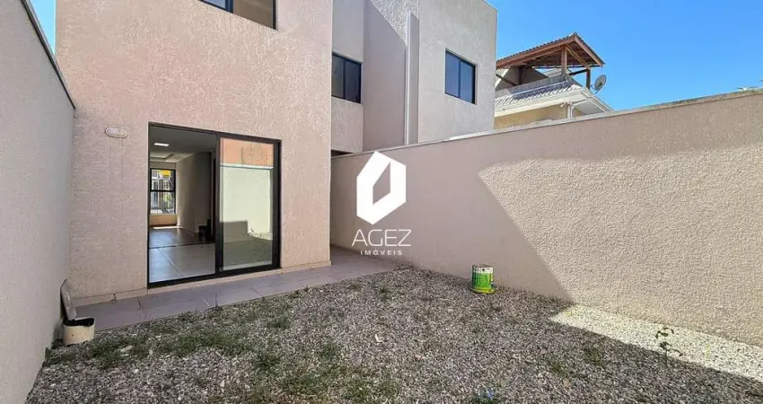 Sobrado novo 3 quartos sendo 1 suíte, quintal e 2 vagas de garagem no alto boque