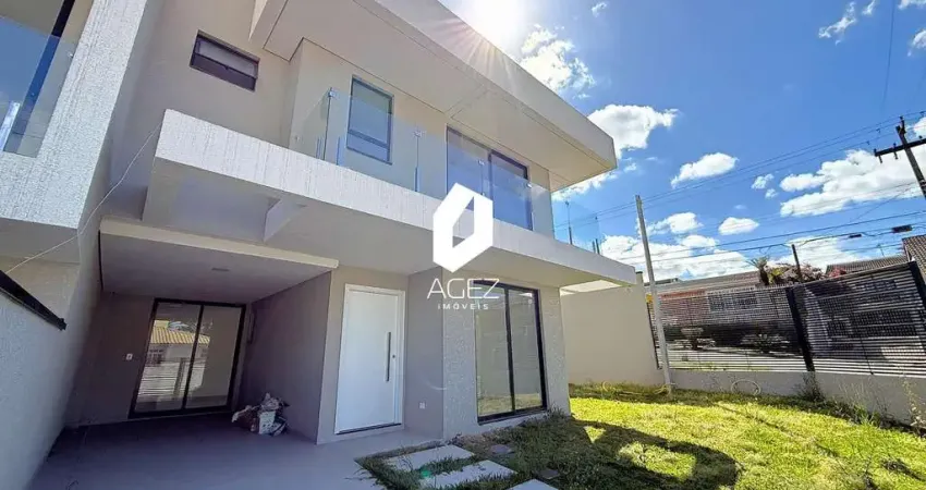 Casa nova a venda - bairro uberaba - 03 quartos 01 suíte, terraço!