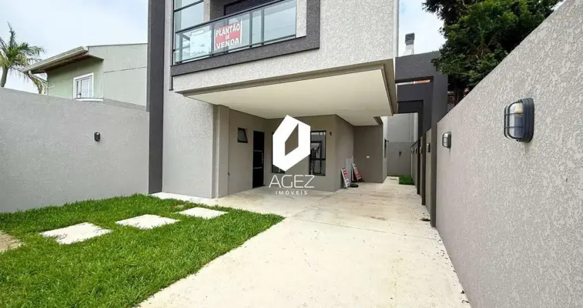 Sobrado novo a venda 03 suítes - terraço - 02 vagas curitiba-pr hauer!