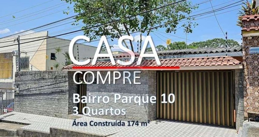 Casa com 3 quartos à venda na Rua Theodore, 17, Parque 10 de Novembro, Manaus