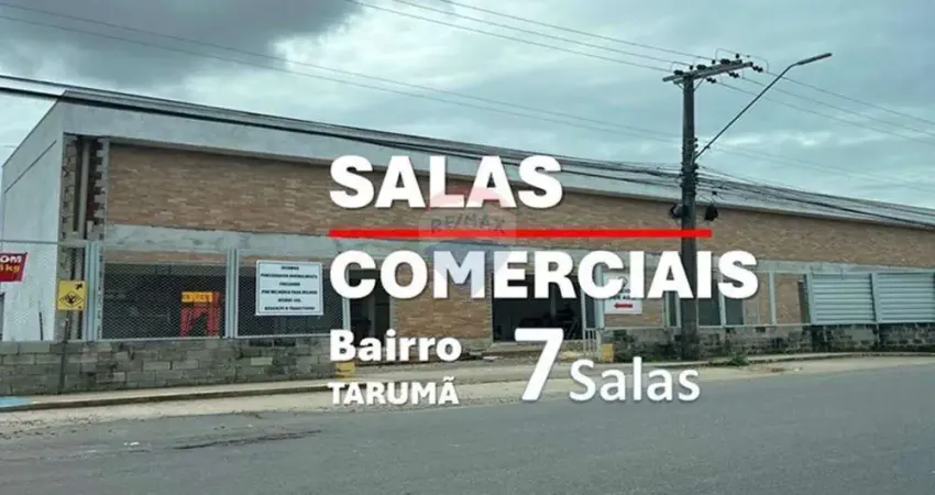 Alugo 7  Salas Comerciais com 56,35 m² na Avenida Dona Otília no bairro Tarumã, Manaus.