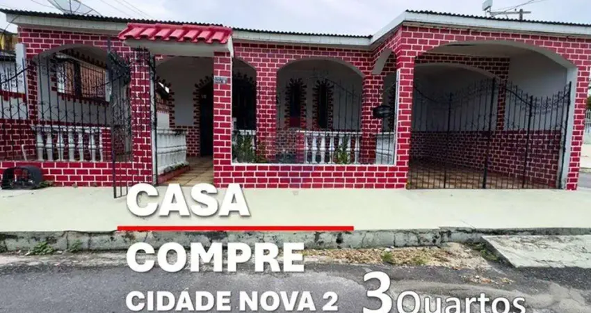Vendo casa de 3 quartos na Cidade Nova II, com 244m2 em Manaus