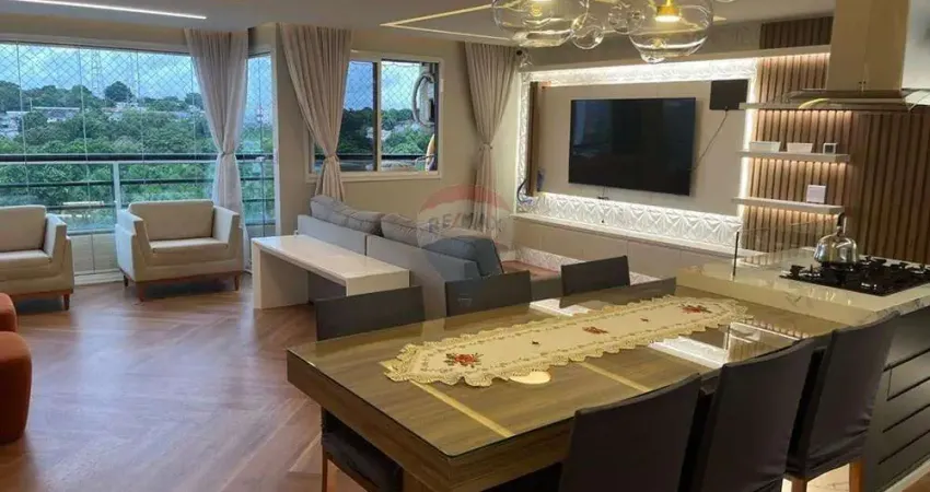 Vendo apartamento reformado 115m², 8º andar, cond. palácio das artes, na av efigenio salles, aleixo