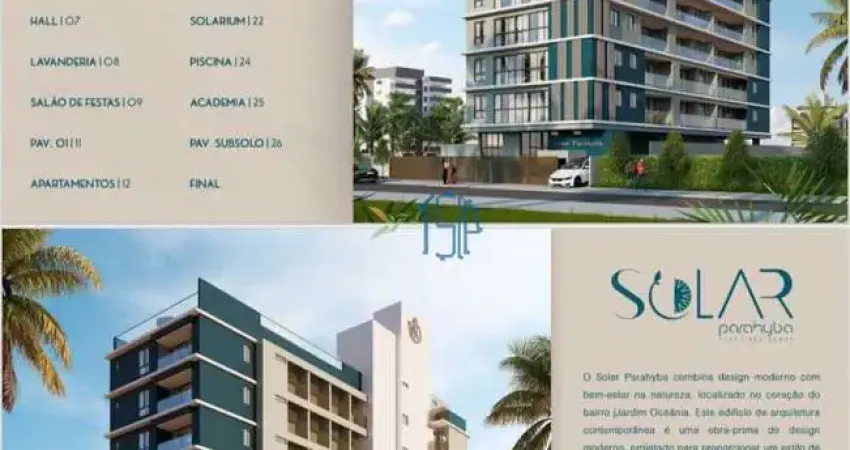 Solar Parahyba Residence Flat - APARTAMENTO PADRÃO/ APARTAMENTO NO SOLAR PARAHYBA RESIDENCE FLAT/ APARTAMENTO EM JARDIM OCEANIA/ APARTAMENTO EM JOAO PESSOA