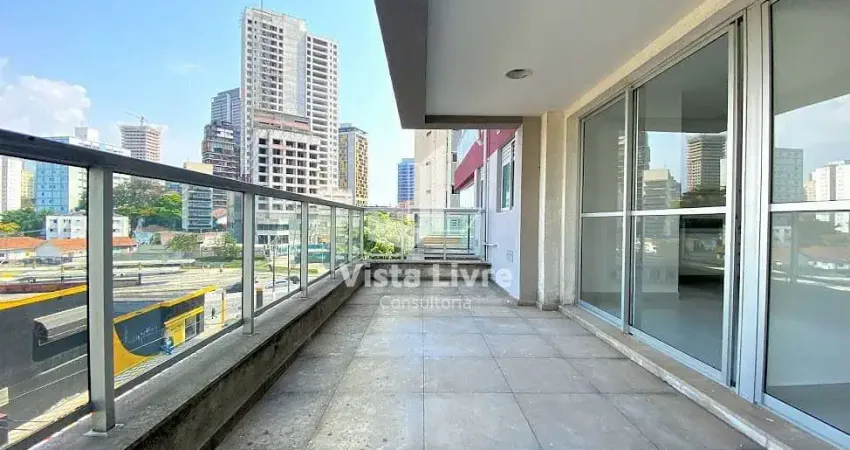 Apartamento tipo garden à 40 metros do metrô vila madalena com 1 quarto, 1 vaga de garagem e varand