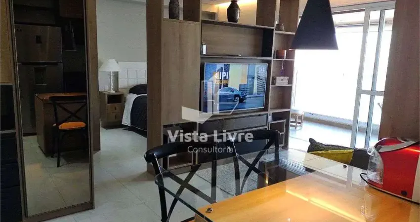 Apartamento à venda, brooklin, são paulo, pronto para morar com 1 quarto e 1 vaga
