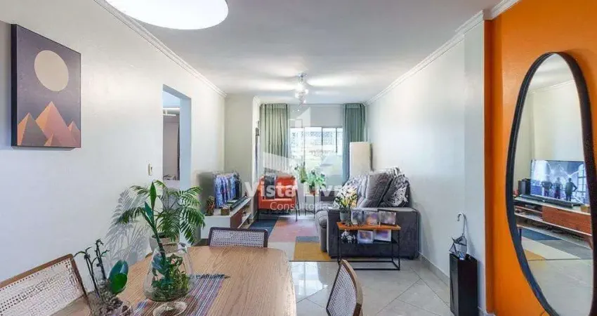 Apartamento à venda, indianópolis, são paulo, pronto para morar com 2 quartos e 1 vaga