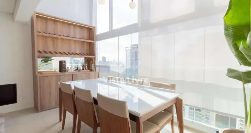Apartamento duplex com pé direito duplo à venda, vila gertrudes, são paulo, sp