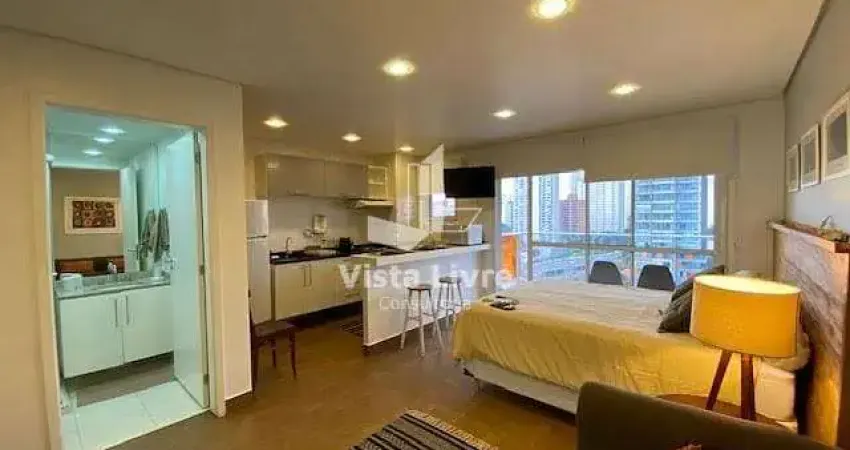 Apartamento com 1 quarto à venda na Avenida Santo Amaro, 4186, Brooklin Paulista, São Paulo