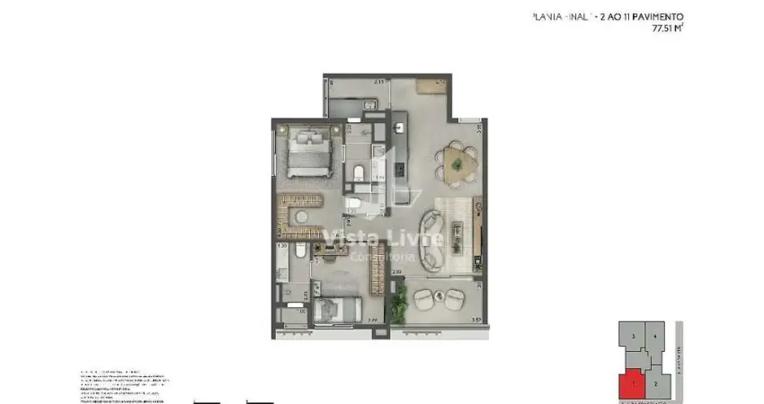 Apartamento com 2 quartos à venda na Rua da Consolação, 2902, Cerqueira César, São Paulo