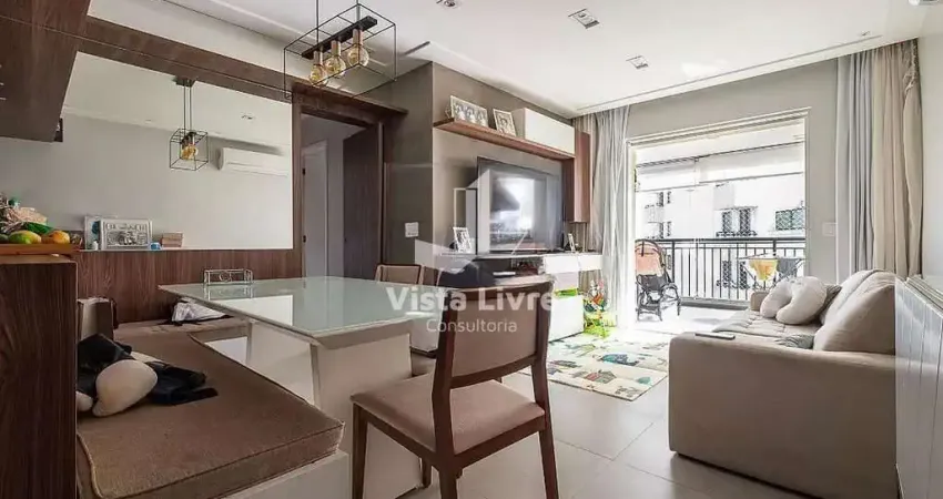 Apartamento mobiliado à venda em pinheiros pronto para morar