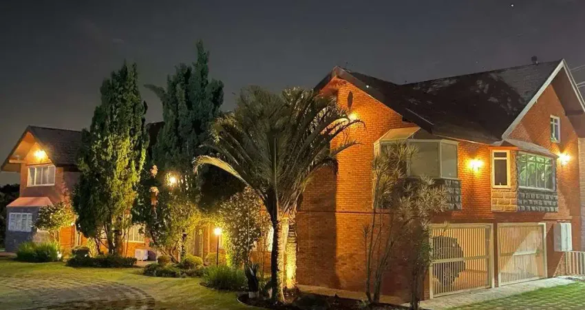 Casa de alto padrão à venda alameda igaratá, residencial santa fé - vinhedo