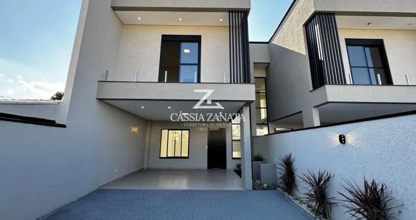 Sobrado alto padrão amplo quintal - aristocrata - são jose dos pinhais