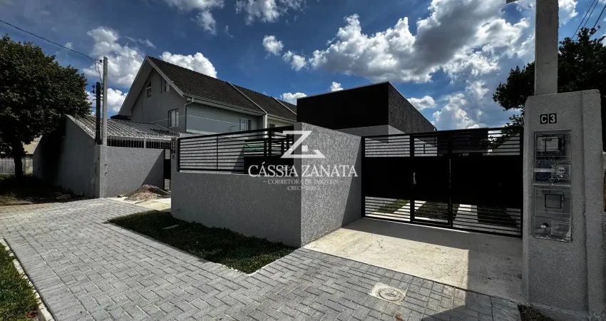 Casa térrea 3 quartos sendo uma suite, quintal - uberaba - curitiba