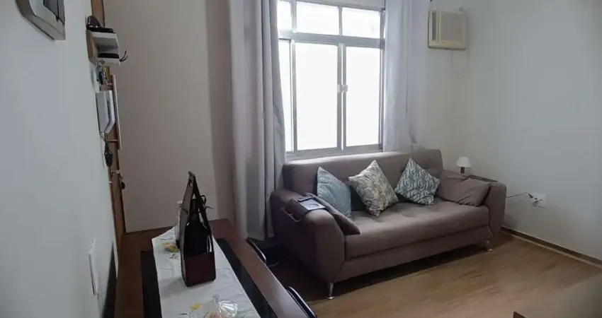 Apartamento para venda em santos, embaré, 2 dormitórios, 1 banheiro, 1 vaga