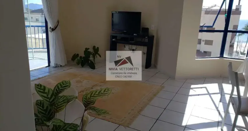 Apartamento vista mar 2 dormitórios mobiliada 80 metros do mar!