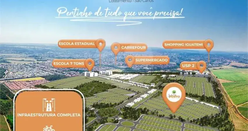 Terreno à venda na Rua Elza Hyppolito Vergamini, Jardins do Porto, São Carlos