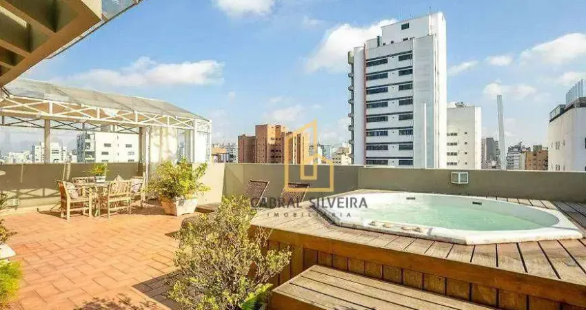 Cobertura com 3 dormitórios à venda, 289 m² por R$ 3.500.000,00 - Moema - São Paulo/SP