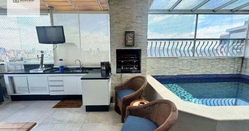 Cobertura com 3 suítes à venda, 181 m²  - Moema - São Paulo/SP