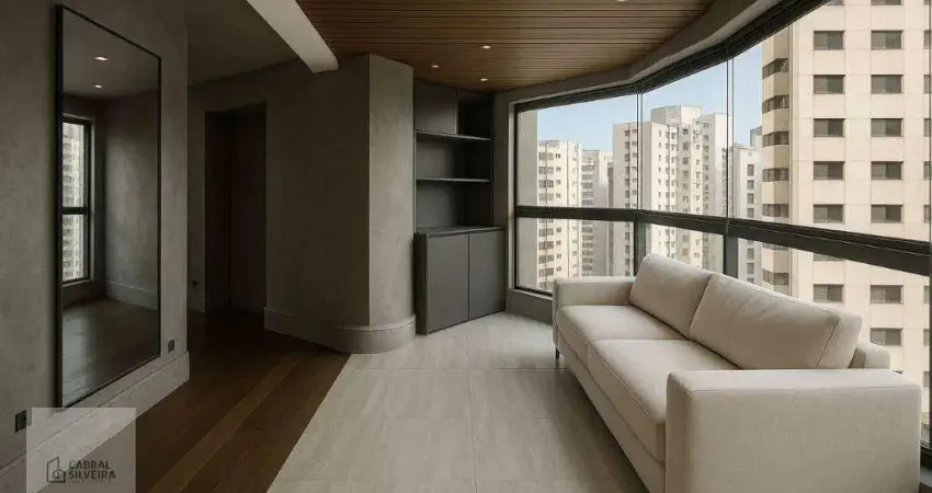 Apartamento com 3 suítes à venda, 190 m²  - Moema - São Paulo/SP