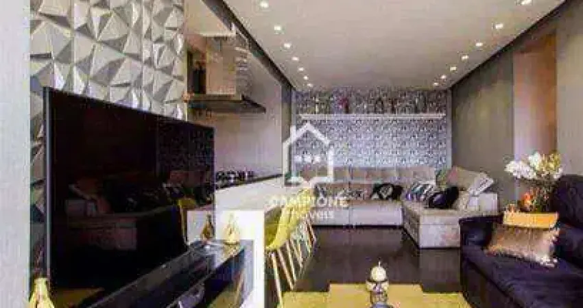 Apartamento com 3 dormitórios à venda, 87 m² - Vila Anastácio - Praças da Lapa