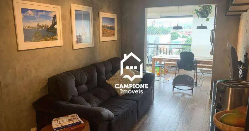 Apartamento com 3 dormitórios à venda, 91 m² por R$ 1.150.000 - Vila Anastácio - São Paulo/SP