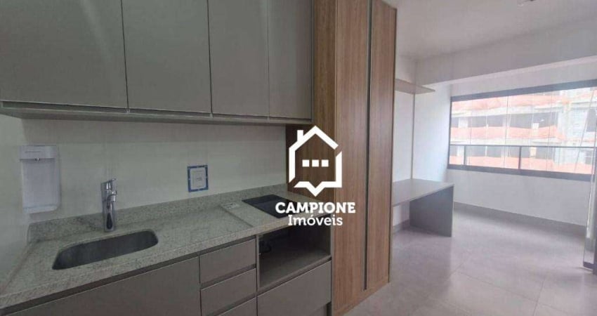 Apartamento com 1 dormitório para alugar, 25 m² por R$ 3.280,00/mês - Perdizes - São Paulo/SP