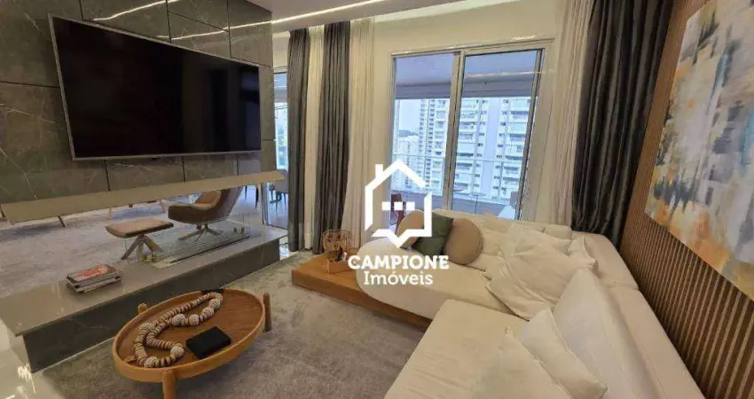 Apartamento com 3 dormitórios para alugar, 134 m² por r$ 13.000/mês - vila anastácio - quintas da lapa