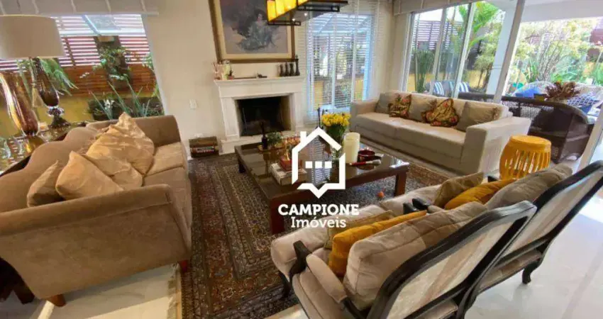 Casa com 4 dormitórios à venda, 454 m² por r$ 4.600.000,00 - alphaville 04 - santana de parnaíba/sp