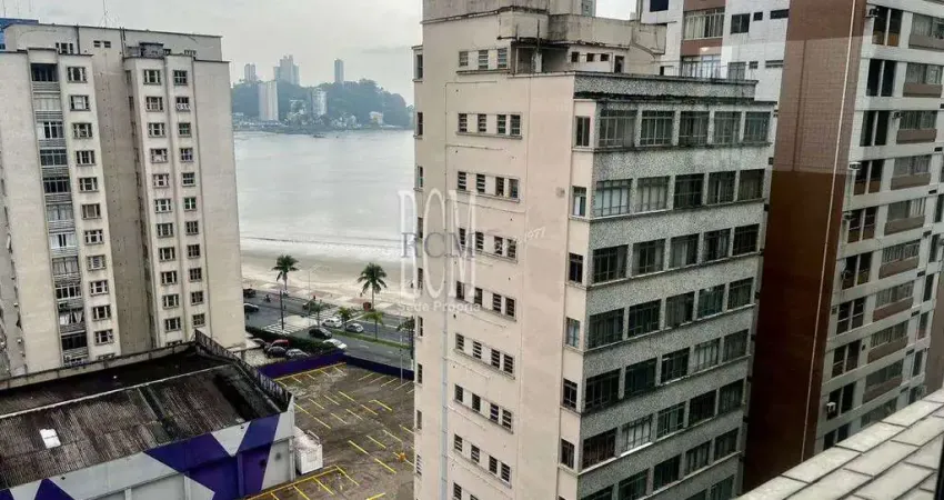 Cobertura com 2 quartos, centro, são vicente - r$ 420 mil, cod: 94511