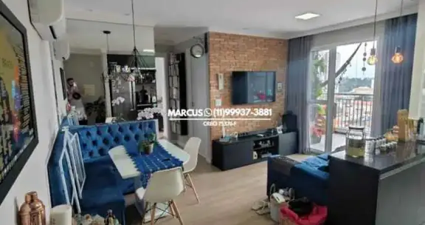 Lindo Apartamento Mobiliado à Venda no Jd. Bonfiglioli, 2 quartos, Terraço com Churrasqueira. FL23
