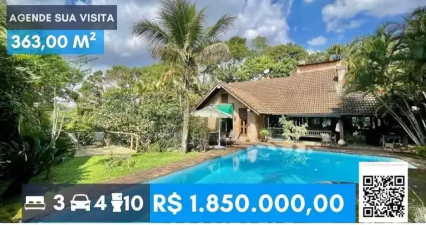 Fazendinha - 'rústica-chic' 3d/1ste, edícula. arq. pepe asbun, at 3.300m2