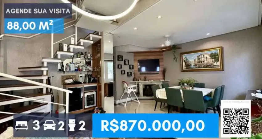 Cond. new village - sobrado 3d/1ste, escritório, ar-condicionado, lareira!