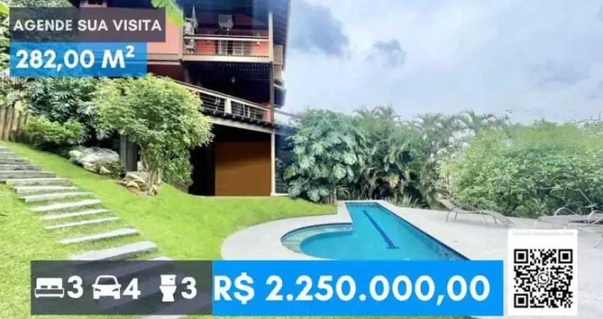 Cond. recanto inpla - casa de revista! 3 dorms / 1 suíte + 2 aptos hóspedes!