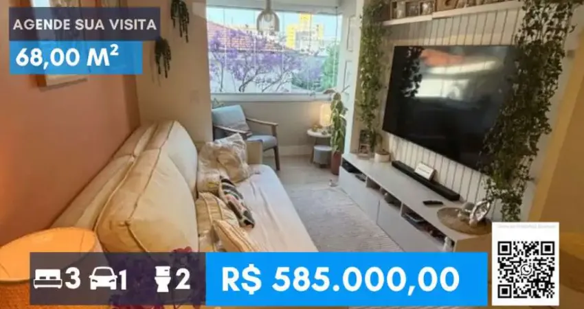 Apartamento 68,00m² com 3 quartos e 1 vaga no butantã ao lado da usp