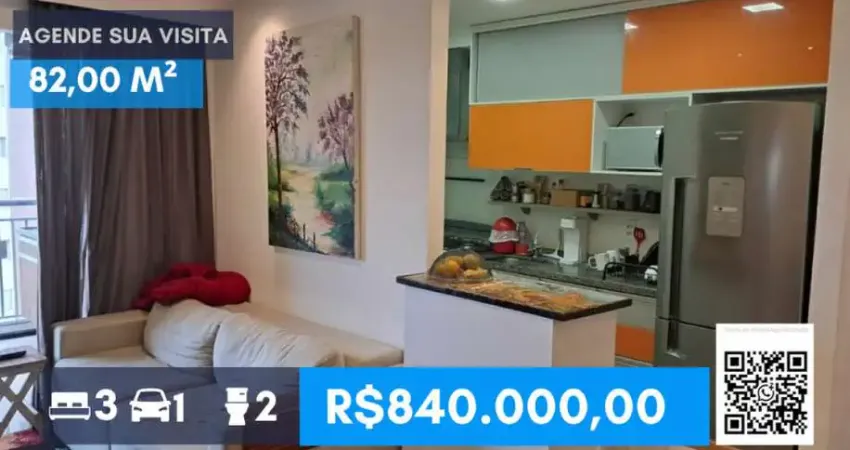 Apartamento 80m² 03 quartos, 01(suíte) uma vaga ao lado da usp