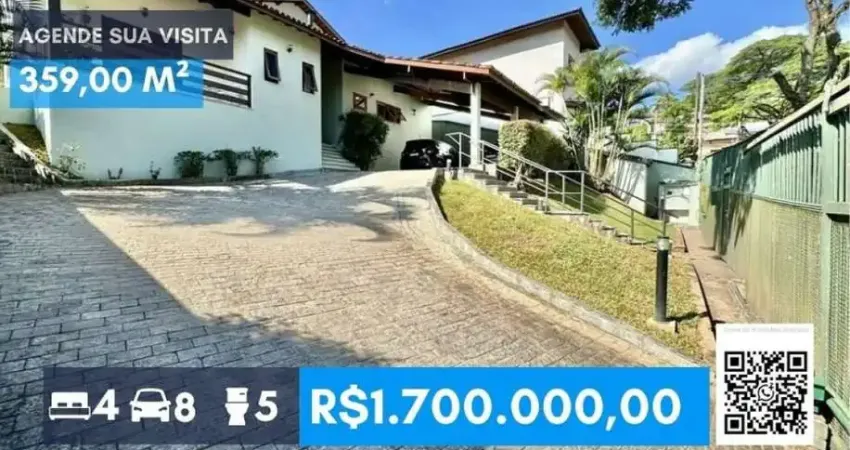 Fazendinha - 4 dorms / 3 suítes, piscina, gourmet, muita natureza!