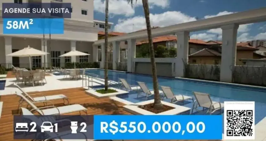 2 dormitórios sendo 1 suíte, sala, cozinha, 2 banheiros, 1 vaga