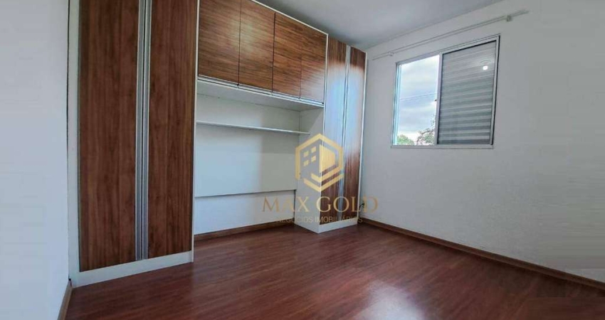 Apartamento com 2 dormitórios, 44 m² - venda por R$ 180.000,00 ou aluguel por R$ 1.467,00/mês - Parque Aeroporto - Taubaté/SP