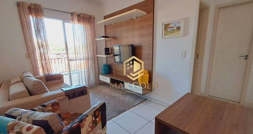 Apartamento com 1 dormitório, 46 m² - venda por R$ 220.000,00 ou aluguel por R$ 1.695,45/mês - Vila Jaboticabeira - Taubaté/SP